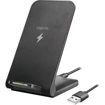 Logilink PA0315 - Wireless-Ladegerät, 15 W, faltbar, schwarz