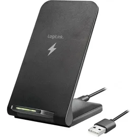 Logilink PA0315 - Wireless-Ladegerät, 15 W, faltbar, schwarz