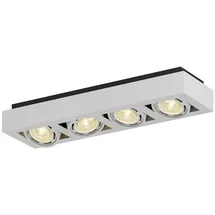 ARCCHIO Ronka Modern, in Weiß aus Aluminium 4-flammig, GU10 - Weiß