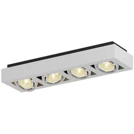 ARCCHIO Ronka Modern, in Weiß aus Aluminium 4-flammig, GU10 - Weiß