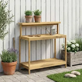 vidaXL Umtopfbank 111,5 x 48,5 x 107 cm Pflanztisch