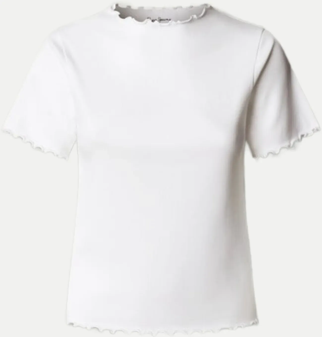 Pointelle Shirt Nora Weiß WL/L