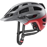 Uvex finale light 2.0 City Fahrrad Helm 52-57cm | Silber/Rot matt