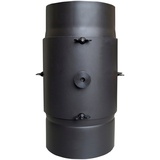 Kleining Ofenrohr KaminFILTERKat, Reinigungsrohr, 150 mm, Reduzierung von Staub und Kohlenmonoxid grau