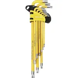 WorkPro TORX T-Profil Stiftschlüsselsatz T 10, T 15, T 20, T 25, T 27, T 30, T 40, T 45, T 50