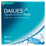 Alcon Focus Dailies Aqua Comfort Plus Toric, 90er Pack Tageslinsen--2.75-8.8-14.4--1.25-180