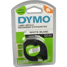 Dymo Beschriftungsband S0721510 1,2cm x 4m schwarz auf weiß
