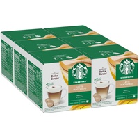 STARBUCKS Latte Macchiato by Nescafé Dolce Gusto Kaffeekapseln 6 x 12 (72 Kapseln, 36 Portionen)