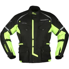 Modeka GmbH Tarex Motorrad Textiljacke Schwarz/Gelb 2XL