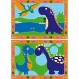 Ravensburger Malen nach Zahlen 28694 - Land der Dinosaurier - Kinder 5-7 Jahren