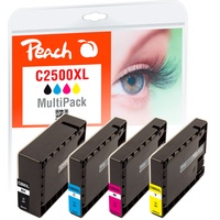 Peach Spar Pack Tintenpatronen, ersetzt Canon PGI-2500XL,