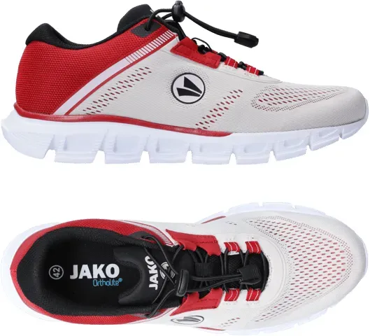 JAKO Freizeitschuh Premium Flow Weiss Rot F718