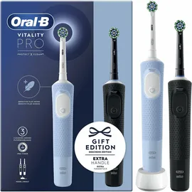 Oral-B Vitality Pro D103 Duo schwarz/blau + 2. Handstück