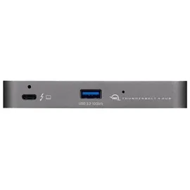 OWC Thunderbolt Hub Dockingstation, grau/schwarz, Thunderbolt 4, USB-A