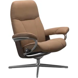 Stressless Stressless® Relaxsessel »Consul«, mit Cross Base, Größe S, M & L, Holzakzent Wenge braun