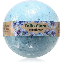 Folk & Flora Cornflower Badebombe 130 g