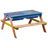 Dobar Picknicktisch inkl. Matschkiste 94 x 94 x 5057 cm