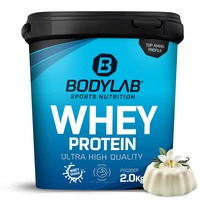 Bodylab24 Whey Protein Pulver, Vanillepudding, 2kg