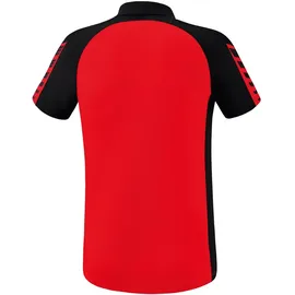 Erima Six Wings Poloshirt rot/schwarz S