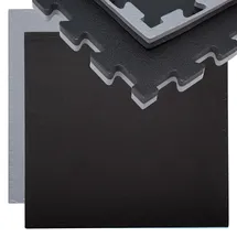 Eyepower 90x90cm Trainingsmatte mit Rand - 20mm Bodenschutz-Matte