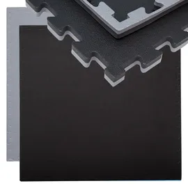 Eyepower 90x90cm Trainingsmatte mit Rand - 20mm Bodenschutz-Matte