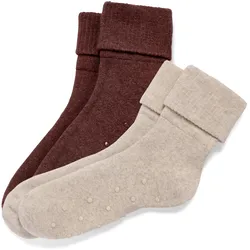 Tchibo - 2 Paar Stoppersocken - Damen - Gr. 35-38 - weiß