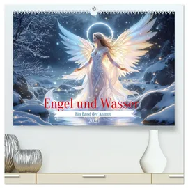 Calvendo Engel und Wasser - Ein Band der Anmut (hochwertiger Premium Wandkalender 2026 DIN A2 quer), Kunstdruck in Hochglanz