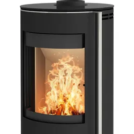 FIREPLACE Elite Toronto Stahl Schwarz/Abdeckplatte Glas