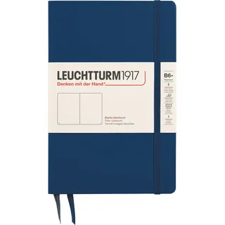 Leuchtturm 1917 Leuchtturm1917 Notizbuch Paperback Hardcover, B6+, Marine, blanko