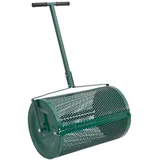 vidaXL Kompost-Streuer Grün Ø40X60 Cm Stahl - 2 Jahre Gewährleistung - mind. 14 Tage Rückgaberecht - Grün