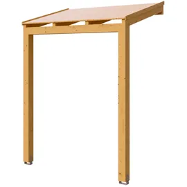 SKANHOLZ Vordach Prerow 203 x 128 cm braun