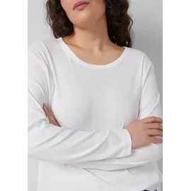 s.Oliver Basic Longsleeve Weiß 4XL
