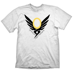 GAYA T-Shirt Overwatch T-Shirt mit Mercy Logo, Weiß, Größen: L - XXL (1-tlg) Mercy Overwatch Shirt XL weiß XL