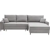 A.Z. Iwaniccy Ecksofa Webstoff 280 x 170 cm Hellgrau