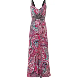 bonprix Maxikleid mit Applikationen, pink, 36/38 (S)