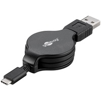 goobay USB 2.0 A/USB C Kabel 1,0 m