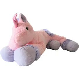 Geschenkestadl XXL Einhorn Rosa Plüschtier 110 cm riesen groß Kuscheltier