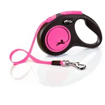 flexi New Neon neon pink Gurt 5 m