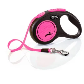flexi New Neon neon pink Gurt 5 m
