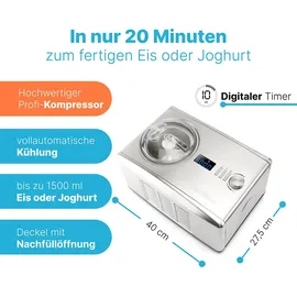 Proficook Eismaschine 1500ml