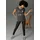 Aniston CASUAL T-Shirt in anthrazit-weiß-silberfarben | Gr.: 34