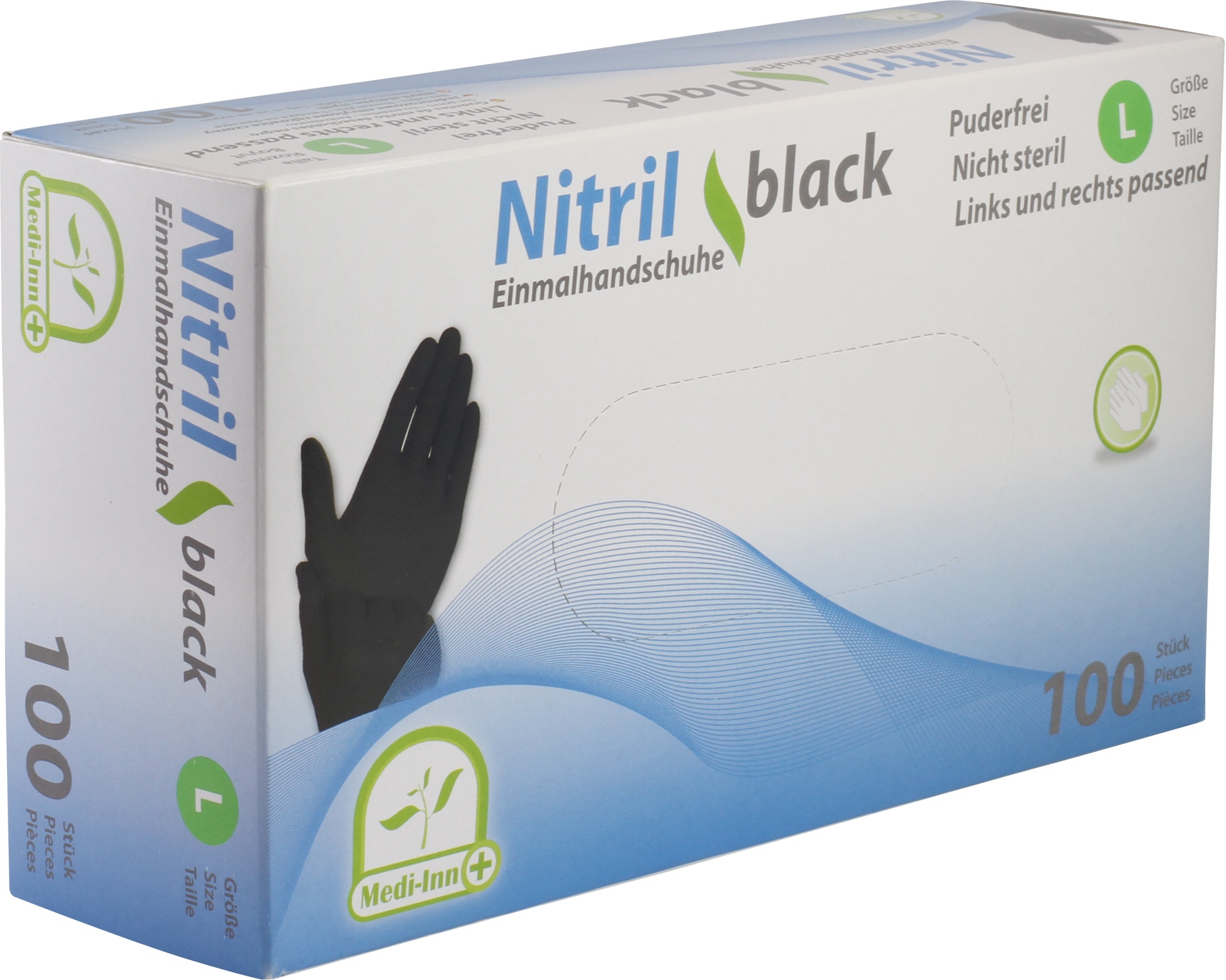 Medi-Innn Nitril Einmalhandschuhe black