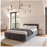 Juskys Nizza 140 x 200 cm dunkelgrau