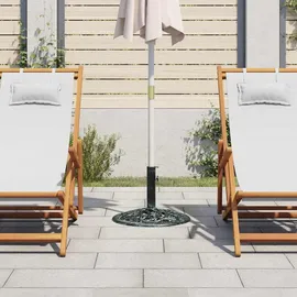 vidaXL Schirmständer Metall 40 cm Grün