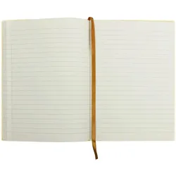 Clairefontaine 3x Flying Spirit, Notizbuch A5 mit Fadenbindung und Vintage-Ledereinband, beige, 90 Blatt 90g liniert - Beige 103946C