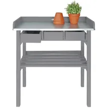 Esschert Design Garten-Arbeitstisch Grau