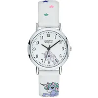 Adora Youngline Kinder Analoguhr weißes Band Kunststoffgehäuse Ø 29mm