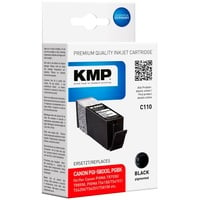 KMP C107BKXV schwarz Druckerpatrone kompatibel zu Canon PGI-580XXL PGBK