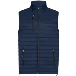 HRM Men ́s Hooded Performance Body Warme - navy - 3XL