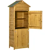Outsunny Geräteschrank 0,79 x 0,49 m Naturholz
